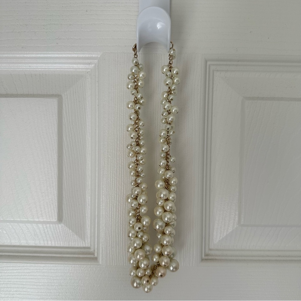 2 for $13 Charter Club pearly white statement necklace - Picture 2 of 5